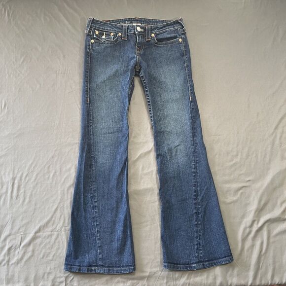 True Religion Blue Flare & Wide Leg Jeans - Picture 2 of 10